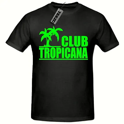 Club Tropicana 80's T-Shirt(green Logo) Men's Ladies Tee Shirt Fancy Dress 80's • £8.99