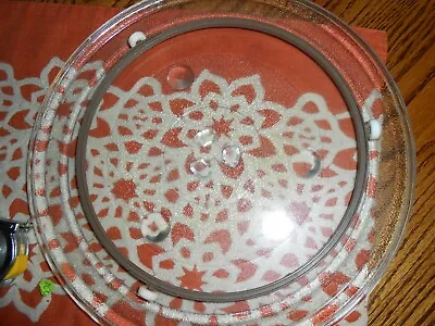 12-3/8  Inch Glass Turntable Plate For Microwave  Y27 (IN EXCELLENT CONDITION) • $12.50