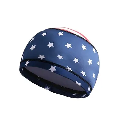 Red White Blue American USA Flag Moisture Wicking Beanie Stocking Cap Hat Biker • $8.96