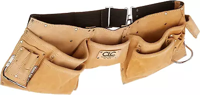 CLC  I427X Heavy Duty Contractor-Grade Suede Leather Work Apron 2 Steel Hammer  • $43.29