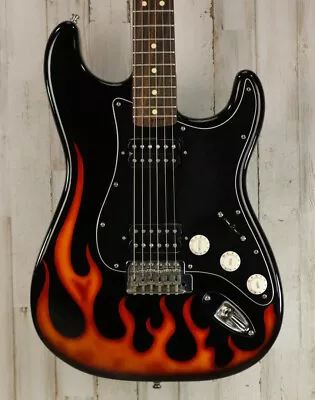 USED Fender FSR Standard Hot Rod Flame Stratocaster (831) • $722.49