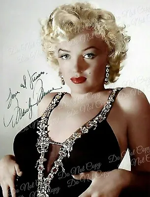 Marilyn Monroe Photo Sexy Actress Model Singer Pin-up Hot Signed 8x10 Reprint • $15.95