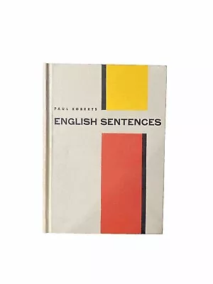 English Sentences By Paul Robert’s 1962 Mid Mod Amazing Condition Vintage School • $32