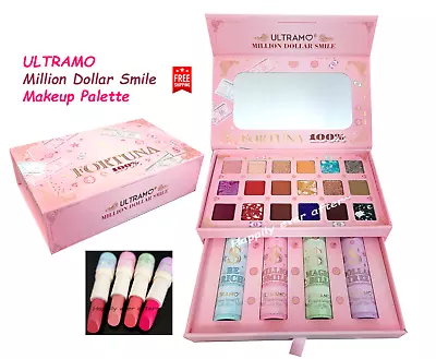 Ultramo Million Dollar Smile Makeup Palette - Eyeshadow & 4 Lipsticks *FREE SHIP • $27.99