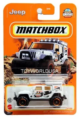 2022 Matchbox #99 Jeep Wrangler Superlift • $2.75