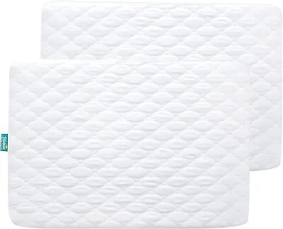 Waterproof Quilted Pack N Play Mattress Protector Pad Cover Soft 39 X27  2 Pack • $24.99