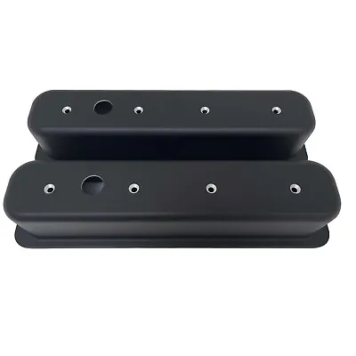 Small Block Chevy Vortec Center Bolt TALL Valve Cover Custom Engravable -Black • $199