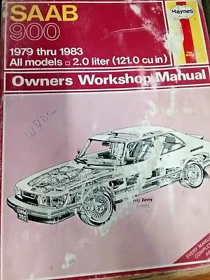 SAAB 900 Haynes Owners Workshop Manual 1979 Thru 1983 HM 980 • $16.96