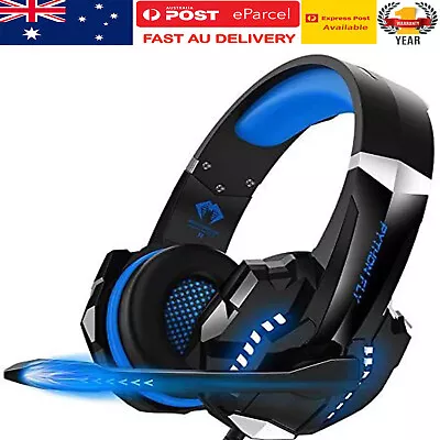 $42 • Buy 3.5mm Gaming Headset Mic LED Headphones G9000 For PC Laptop PS4 Xbox One