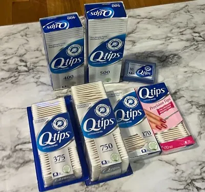 Q-TIPS Cotton Swabs Various Sizes & Counts! *Variation* • £4.95