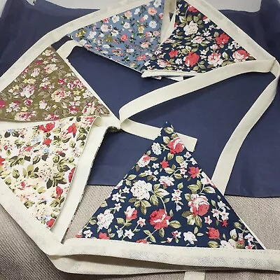Handmade Fabric Bunting- Floral • £5