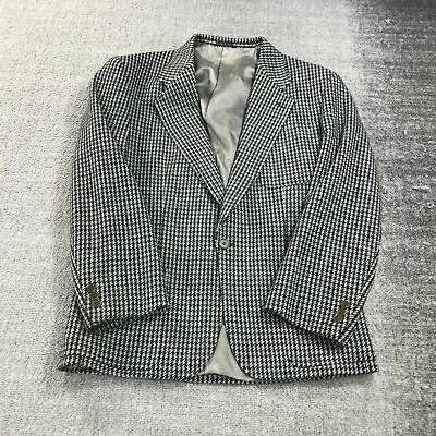 MISSONI Blazer Mens Small Jacket Sport Coat Blazer Gray Beige Italy Tweed Casual • $38.88