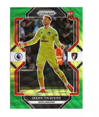 2022-23 Prizm Premier League Soccer Mark Travers RC Green Pulsar Prizm #214 • $1.99