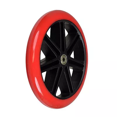 $18.79 • Buy 200 Mm Wheel For The Fuzion CityGlide Kick Scooter, Red Wheel Black Hub