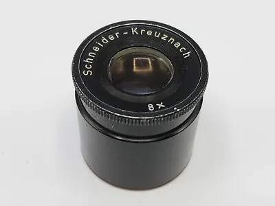 Vintage Schneider Kreuznach Magnifier 8x Loupe Eyepiece  LUPE  - Germany • $64.57