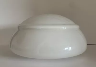 Vintage Milk Glass White Schoolhouse Ceiling Light Replacement Globe Shade • $21.99