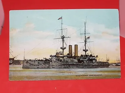 £4.50 • Buy HMS REVENGE Boots Pelham Series Postcard. Unposted Naval / Warship Theme