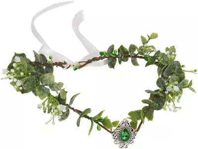 Fairy Flower Leaf Crowns For Women Elven Princess Tiara Elf Headpiece For Cospla • $20.24