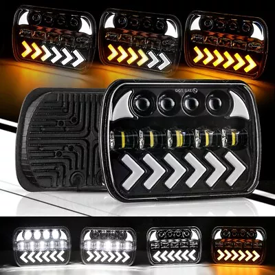 LED Headlights Projector Sealed Flowing Turn Lamps For Holden Rodeo 1998-2003 • $84.99