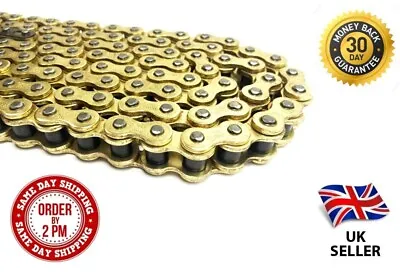 Gold Motorcycle Drive Chain Heavy Duty 520-110 Links • £20.95