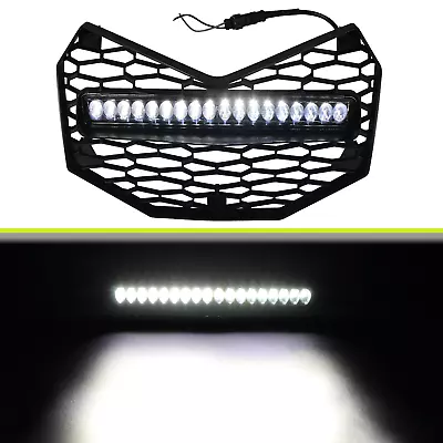 1pc Front Grill With LED Light Bar Compatible With Can-Am Maverick X3 2017-2022 • $55