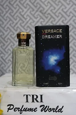 Vintage VERSACE THE DREAMER Eau De Toilette Men Spray 3.3 Fl. Oz. • $159.95