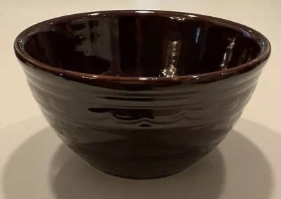 Vintage Marcrest Daisy Dot Brown Stoneware 2 QT 8” Mixing Bowl • $10.90