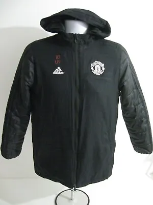 Manchester United Kids Academy Player Issue #10 U9 Adidas Jacket Size 11-12 Yrs • £14.99