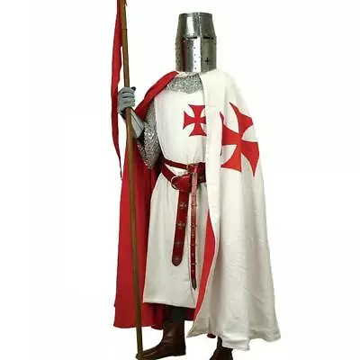 Medieval Crusader Knights Templar Tunic Ideal In Stage Costume LARP Re-enactment • £62