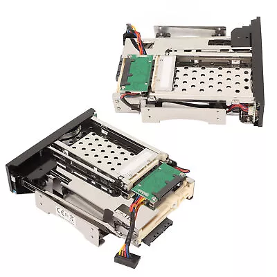 2.5in 3.5in Internal HDD Enclosure Double Bay Trayless Hard Drive Enclosure For • £60.09