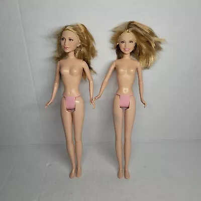 Mary Kate And Ashley Olsen Dolls Nude Lot Of 2 Dolls Mattel 2001 - Lot C • $24.99