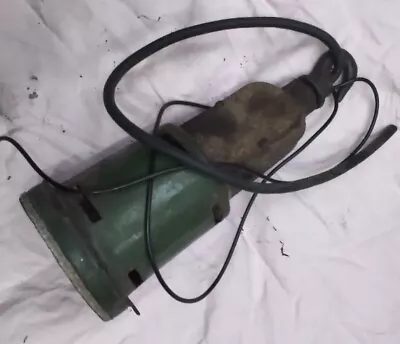 £40 • Buy Original Vintage Industrial Factory Light Garage Work Lamp *Green Enamel*