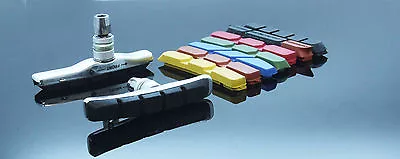 £5.19 • Buy V Bike Shimano Sram 70mm XTR Comp MTB Brake Pads Shoes Blocks FREE INSERTS (107)