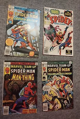 Marvel Team-Up 59 65 68 Spidey Stories 22 Lot 1978 Captain Britain Spider-Man • $25.95