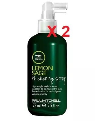 Paul Mitchell Tea Tree Lemon Sage Thickening Spray 2.5oz (Pack Of 2) Free Ships • $19.50