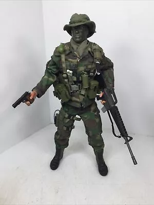 1/6 21st Century Custom Us Navy Seal Team Scout Vietnam Colt 1911 + M-16 Camo • $179.95