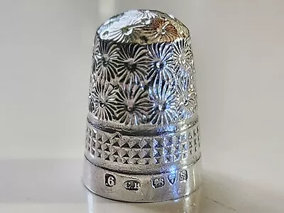 Antique Sterling Silver Thimble Made In England By Charles Horner 1918 EC • $9.99