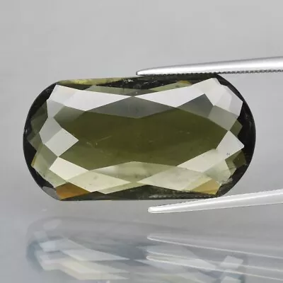 Big! 16.33ct Long Cushion Natural Unheated Green Tourmaline Gemstone Mozambique • $0.99