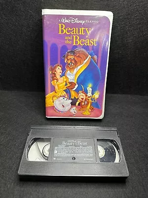 Walt Disney Classic Black Diamond 💎1992 BEAUTY & THE BEAST / VHS Tape / RARE ! • $999