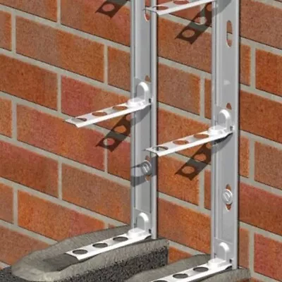 Universal Wall Starter Pack Of 2 Stainless Steel Multi Starter With Screws 2.3m • £17.95