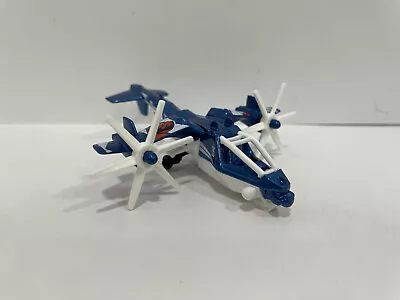 2015 JURASSIC WORLD Mission Force SKY SAFARI Blue White Plane Matchbox Diecast • $11.99