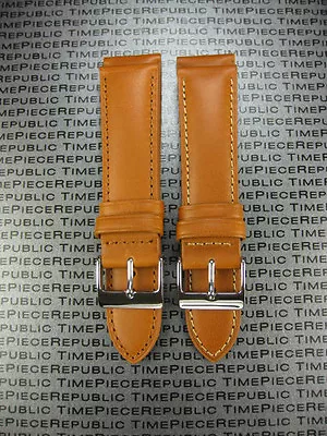 New 22mm Light Brown CALF LEATHER STRAP Tan Watch Band MOVADO BOLD Style XP • $24.99