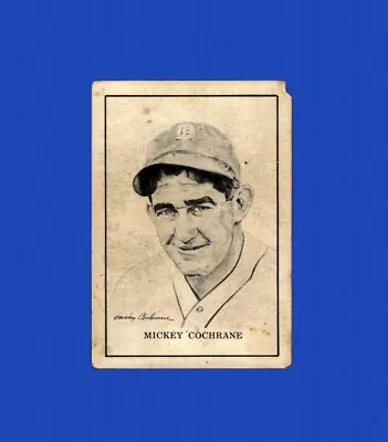 1950-56 Callahan HOF W576 Set-Break # 18B Mickey Cochrane COR LOW GRADE (filler) • $0.79