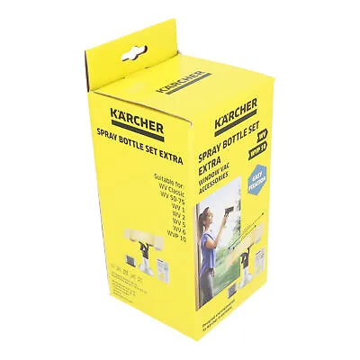 Karcher WV1 WV2 WV5 WV6 WV50 WV60 WV70 Window Vac Spray Bottle Set • £19.95