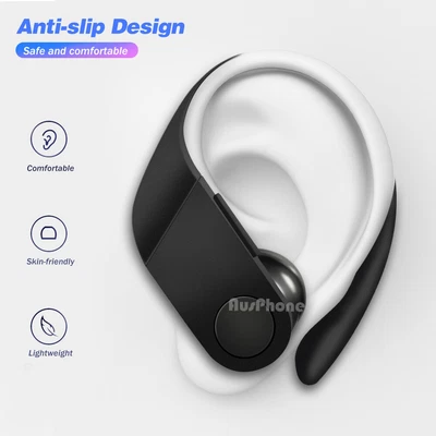 $30.95 • Buy Sweatproof Wireless Bluetooth Earphones Headphones Sport Gym Earbuds With Mic