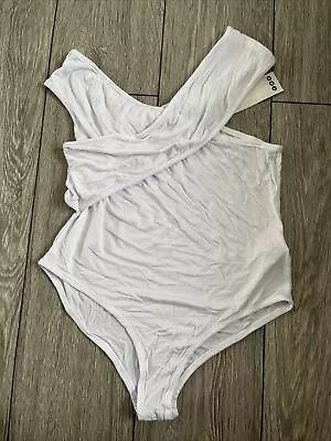 £3.50 • Buy Women’s Boohoo White Strapless Cut Out Body Size 14 BNWT 