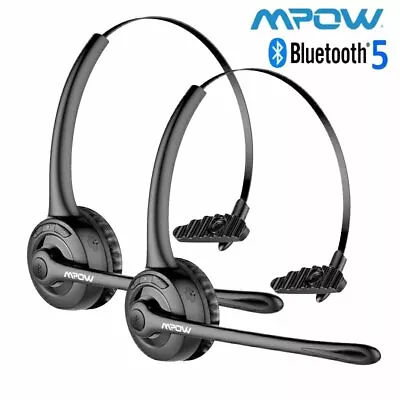 Mpow Driver Bluetooth Headset With Microphone Wireless Business Headphones Mic • $31.88