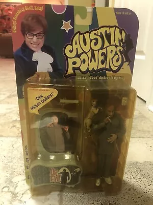 Austin Powers DR. EVIL & MR. BIGGLESWORTH Ultra Cool Action Figures (NEW IN BOX) • $20