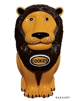 VTG 1999 Cookie Jar Original Roaring Talking Lion Hard Plastic Fun-Damental Ltd  • $34.95