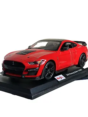 Maisto Special Edition 2020 Mustang Shelby GT500 Car 1:18 Scale - Red • £35.99